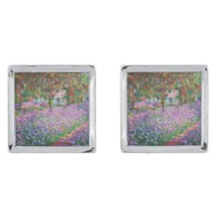 Claude Monet - The Artist's Garden at Giverny Cufflinks