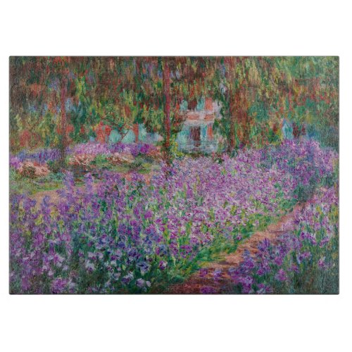 Claude Monet _ The Artists Garden at Giverny Cutting Board