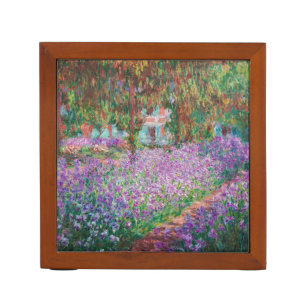 Claude Monet - The Artist's Garden at Giverny Desk Organizer