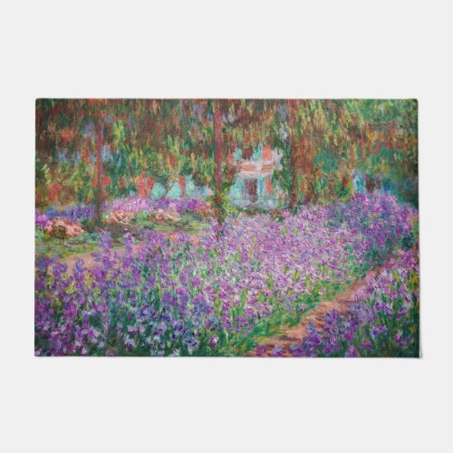 Claude Monet _ The Artists Garden at Giverny Doormat