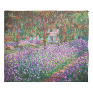 Claude Monet - The Artist's Garden at Giverny Duvet Cover