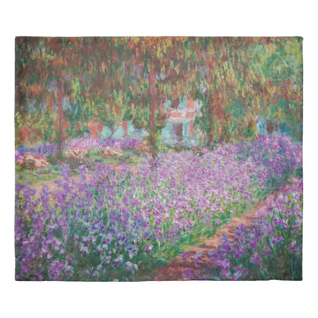 Claude Monet - The Artist's Garden at Giverny Duvet Cover (Front)