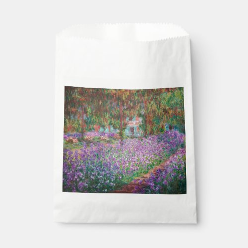 Claude Monet _ The Artists Garden at Giverny Favor Bag