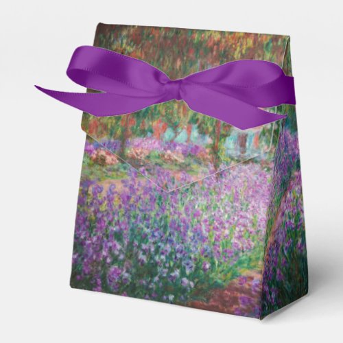 Claude Monet _ The Artists Garden at Giverny Favor Boxes