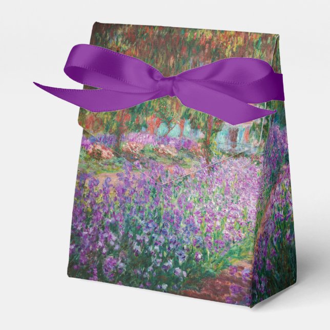 Claude Monet - The Artist's Garden at Giverny Favor Boxes (Front Side)