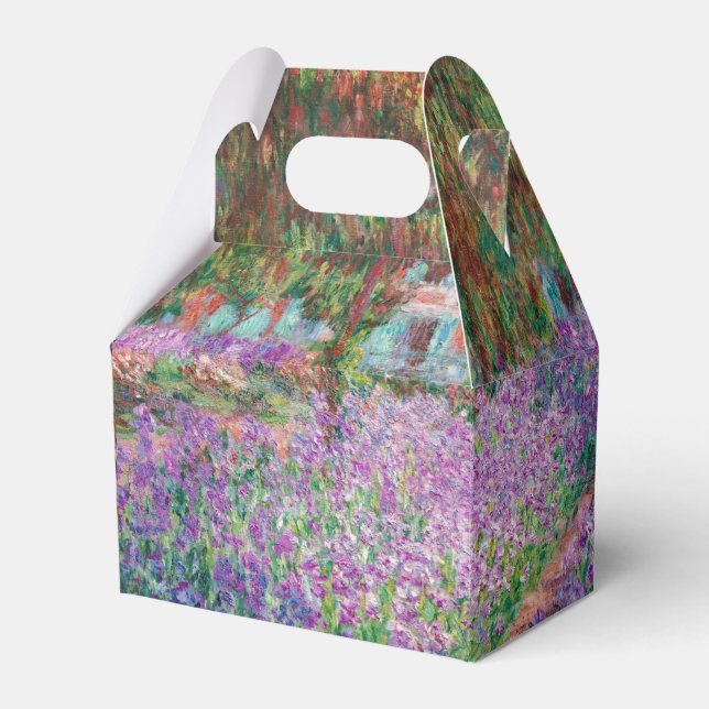 Claude Monet - The Artist's Garden at Giverny Favor Boxes (Front Side)