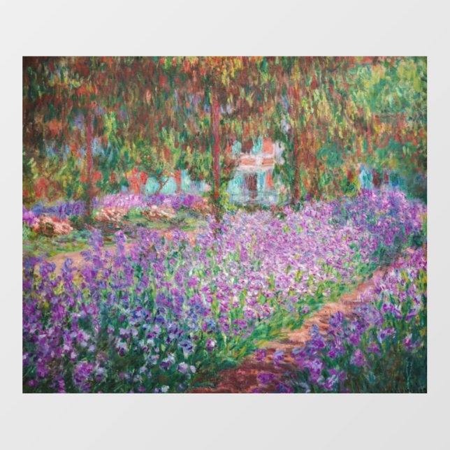 Claude Monet - The Artist's Garden at Giverny Floor Decals (Front)