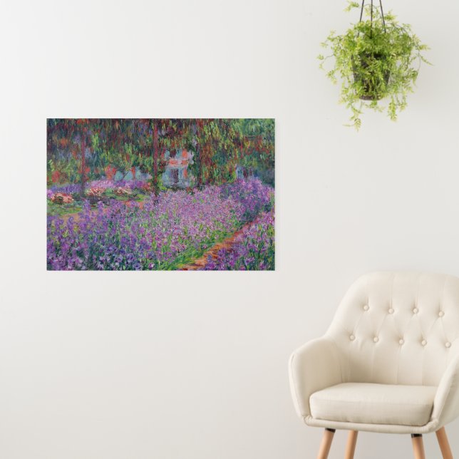 Claude Monet | The Artist's Garden at Giverny Foam Board (In Situ (Wall))