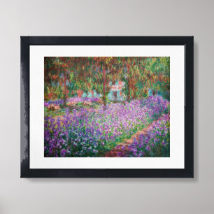 Claude Monet - The Artist's Garden at Giverny Framed Art