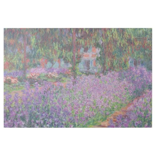 Claude Monet  The Artists Garden at Giverny Gallery Wrap