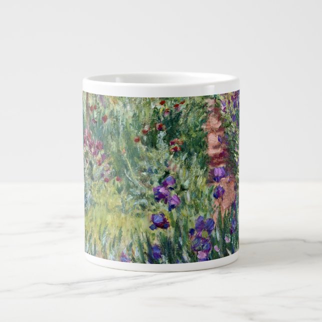 Claude Monet - The Artist's Garden at Giverny Giant Coffee Mug (Front)
