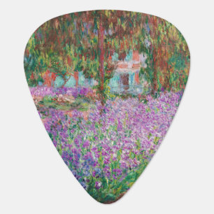Claude Monet - The Artist's Garden at Giverny Guitar Pick
