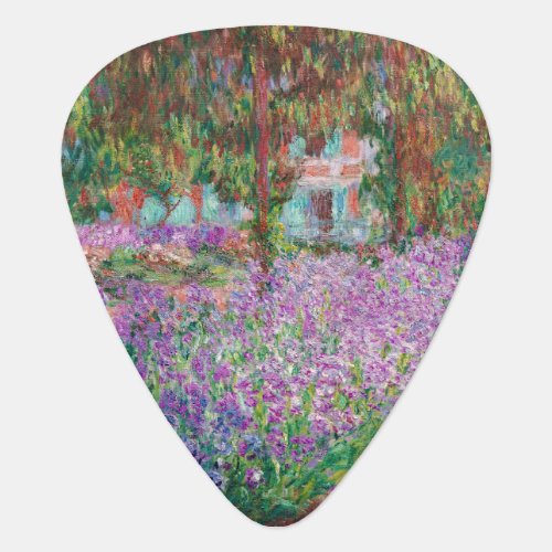 Claude Monet _ The Artists Garden at Giverny Guitar Pick