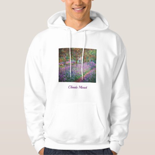 Claude Monet _ The Artists Garden at Giverny Hoodie