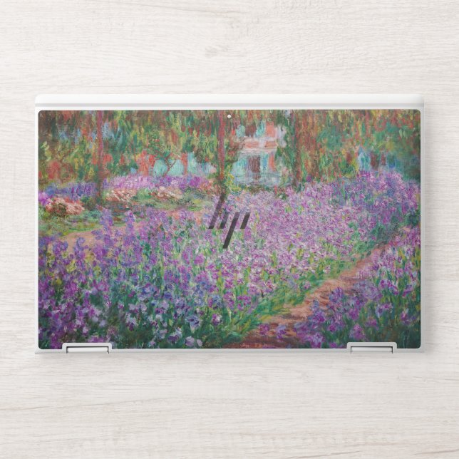 Claude Monet - The Artist's Garden at Giverny HP Laptop Skin (Front)