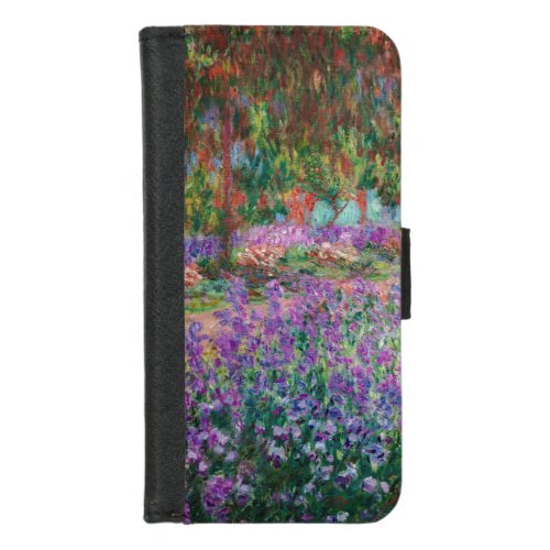 Claude Monet _ The Artists Garden at Giverny iPhone 87 Wallet Case