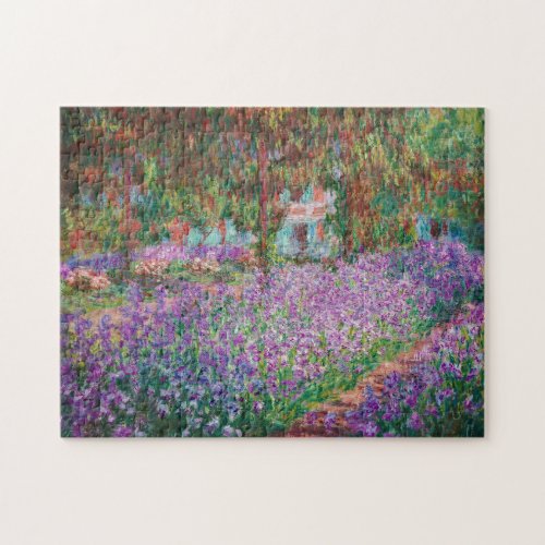 Claude Monet _ The Artists Garden at Giverny Jigsaw Puzzle