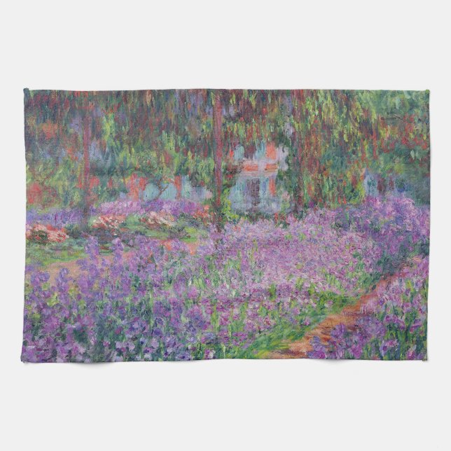 Claude Monet | The Artist's Garden at Giverny Kitchen Towel (Horizontal)