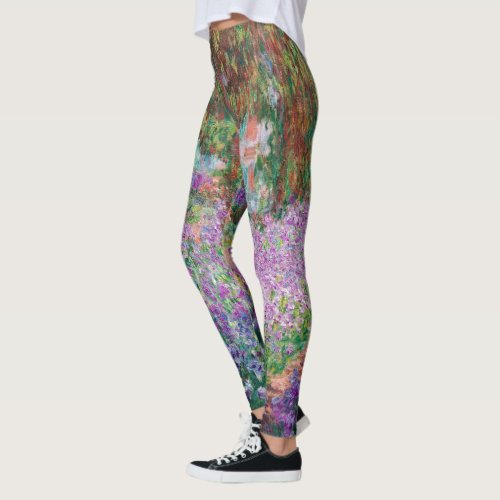 Claude Monet _ The Artists Garden at Giverny Leggings