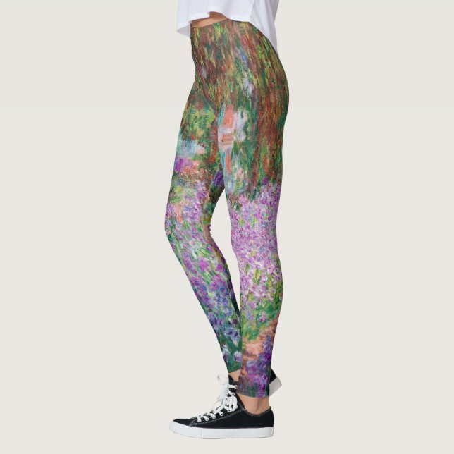 Claude Monet - The Artist's Garden at Giverny Leggings (Left)