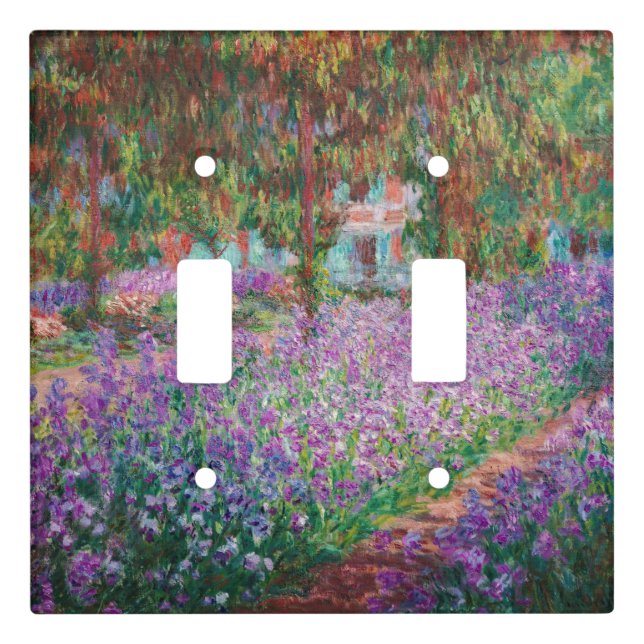 Claude Monet - The Artist's Garden at Giverny Light Switch Cover (Front)