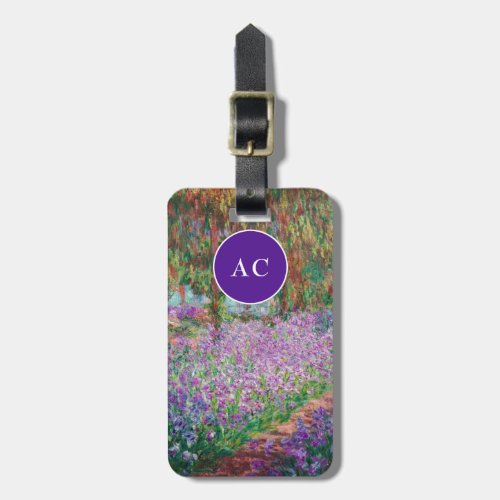 Claude Monet _ The Artists Garden at Giverny Luggage Tag