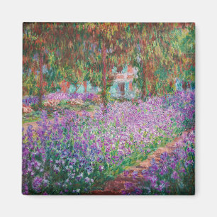 Claude Monet - The Artist's Garden at Giverny Magnet