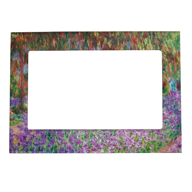 Claude Monet - The Artist's Garden at Giverny Magnetic Frame (Front)