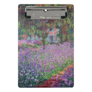 Claude Monet   The Artist's Garden at Giverny Mini Clipboard