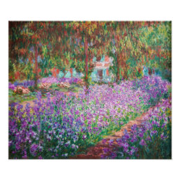 Claude Monet - The Artist&#39;s Garden at Giverny Photo Print