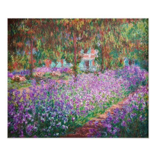 Claude Monet _ The Artists Garden at Giverny Photo Print