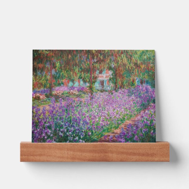 Claude Monet - The Artist's Garden at Giverny Picture Ledge (Front)