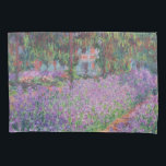 Claude Monet | The Artist's Garden at Giverny Pillow Case<br><div class="desc">The Artist's Garden at Giverny,  1900 | by Claude Monet | Art Location: Musee d'Orsay,  Paris,  France | French Artist | Image Collection Number: XIR19133</div>