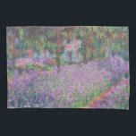 Claude Monet | The Artist's Garden at Giverny Pillow Case<br><div class="desc">The Artist's Garden at Giverny,  1900 | by Claude Monet | Art Location: Musee d'Orsay,  Paris,  France | French Artist | Image Collection Number: XIR19133</div>