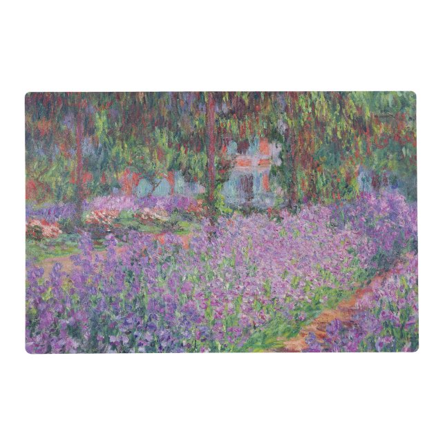 Claude Monet | The Artist's Garden at Giverny Placemat (Front)