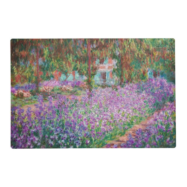 Claude Monet - The Artist's Garden at Giverny Placemat (Front)