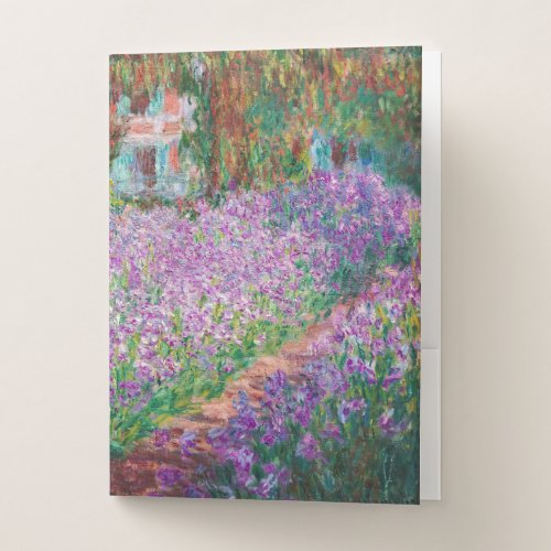 Claude Monet _ The Artists Garden at Giverny Pocket Folder