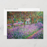 Claude Monet - The Artist&#39;s Garden at Giverny Postcard