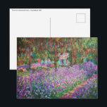 Claude Monet - The Artist's Garden at Giverny Postcard<br><div class="desc">The Artist's Garden at Giverny / Le Jardin de l'artiste a Giverny - Claude Monet,  1900</div>