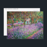 Claude Monet - The Artist's Garden at Giverny Postcard<br><div class="desc">The Artist's Garden at Giverny / Le Jardin de l'artiste a Giverny - Claude Monet,  1900</div>