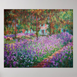Claude Monet - The Artist&#39;s Garden at Giverny Poster