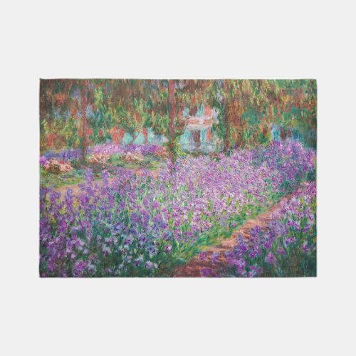 Claude Monet _ The Artists Garden at Giverny Rug