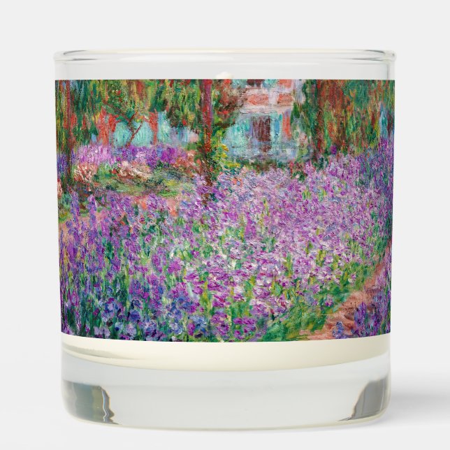 Claude Monet - The Artist's Garden at Giverny Scented Candle (Front)
