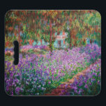 Claude Monet - The Artist's Garden at Giverny Seat Cushion<br><div class="desc">The Artist's Garden at Giverny / Le Jardin de l'artiste a Giverny - Claude Monet,  1900</div>