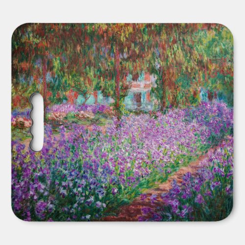 Claude Monet _ The Artists Garden at Giverny Seat Cushion