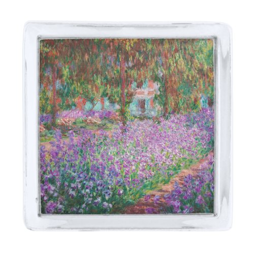 Claude Monet _ The Artists Garden at Giverny Silver Finish Lapel Pin