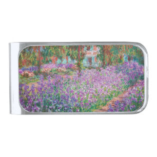 Claude Monet - The Artist's Garden at Giverny Silver Finish Money Clip