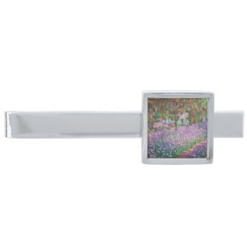 Claude Monet _ The Artists Garden at Giverny Silver Finish Tie Bar