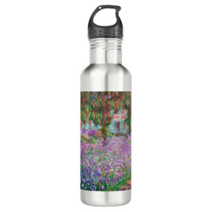 Claude Monet - The Artist's Garden at Giverny Stainless Steel Water Bottle