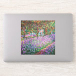 Claude Monet - The Artist's Garden at Giverny Sticker<br><div class="desc">The Artist's Garden at Giverny / Le Jardin de l'artiste a Giverny - Claude Monet,  1900</div>